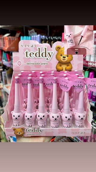 Delineado líquido preto teddy Vivai