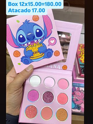 Paleta de sombras c/ 9 cores Stitch