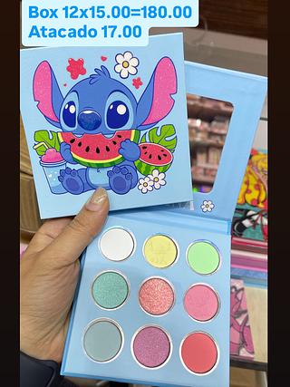 Paleta de sombras c/ 9 cores Stitch