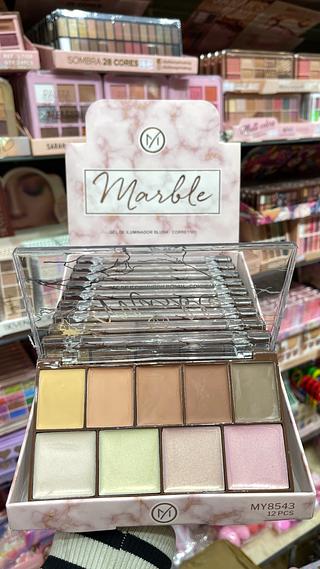 Paleta iluminador corretivo blush gel pasta my life