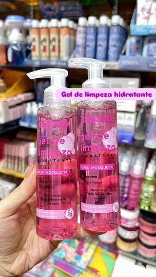 Gel de limpeza hidratante rosa mosqueta dapop