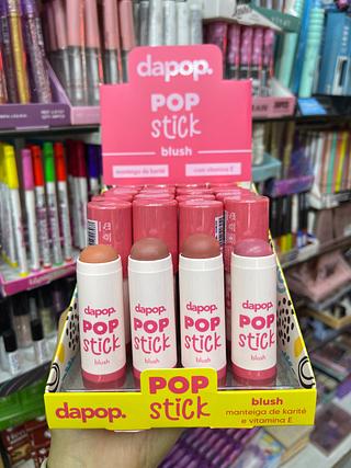 Blush matte em bastão stick Dapop