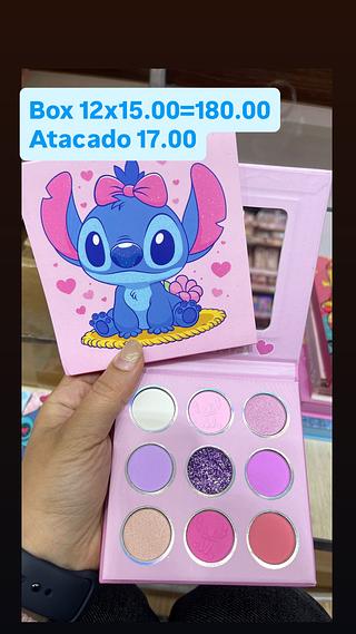 Paleta de sombras c/ 9 cores Stitch