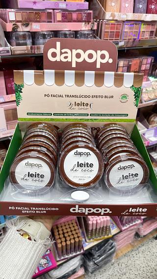 Pó facial translúcido matte blur dapop