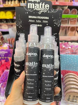 Bruma fixadora Matte refresca purica hidrata dapop