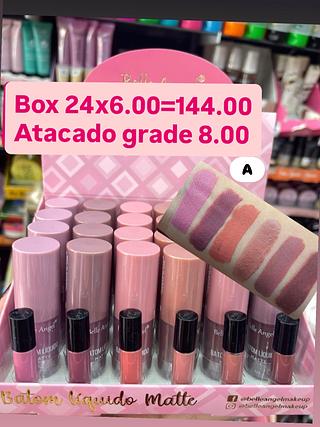 Batom líquido matte Bella angel