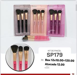 Kit pincel com 3pç Sabrina sato
