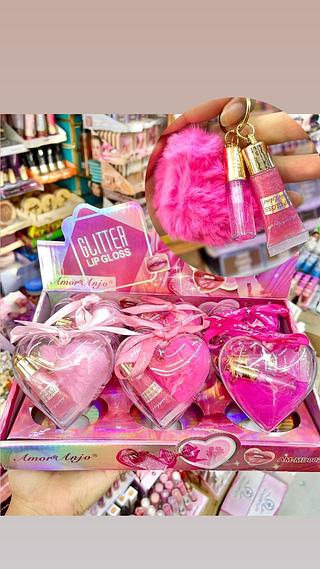 Lip gloss gliter amor anjo
