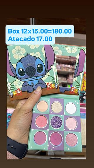Paleta de sombras c/ 9 cores Stitch
