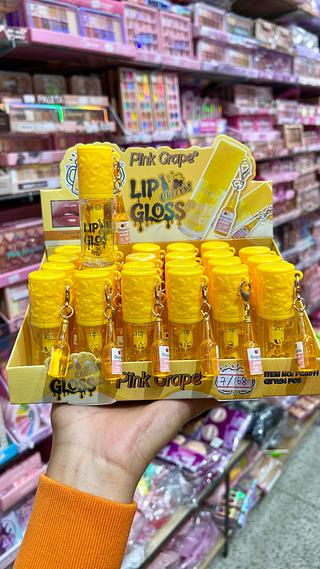 Lip gloss beer de pêssego pink grcpe