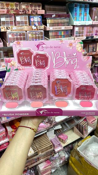 Blush compacto powder beijo de neve