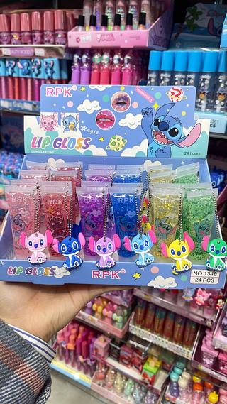 Lip gloss stitch RPK chaveiro Silicone