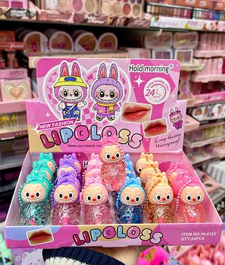 Lip gloss labubu hold morning