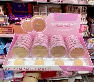 Pó compacto matte beijo de neve