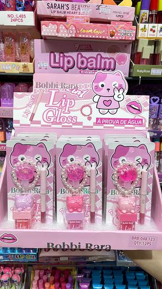 Kit Lip gloss Bobbi rara com lápis labial