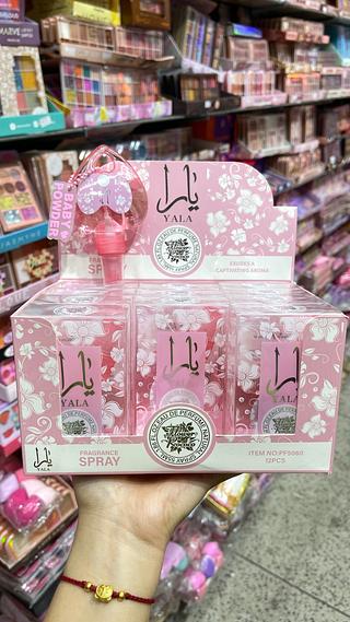 Perfume árabe yara flower rococo 55ml com chaveiro