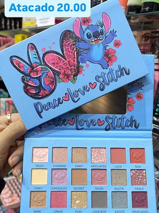 Paleta de sombras Stitch c/ 18cores