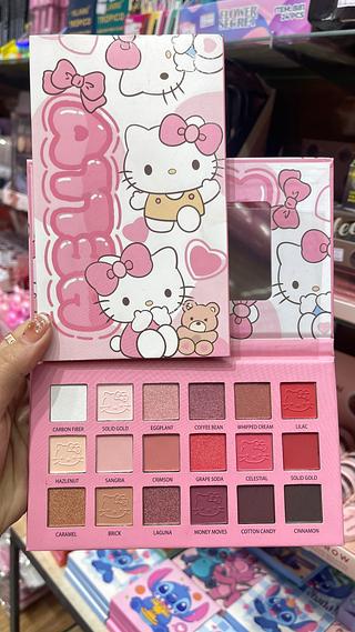 Paleta de sombras c/ 18cores Hello Kitty