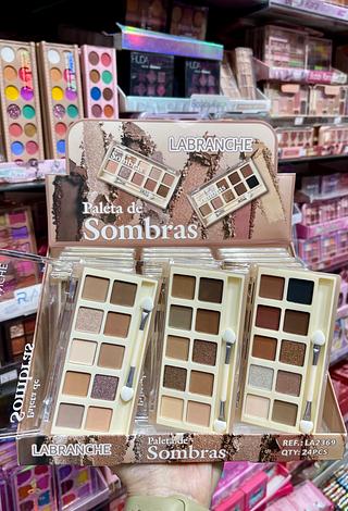Paleta de sombras com pince Labranche