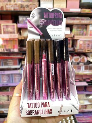 Caneta Tattoo para sobrancelhas Vivai fio a fio delineador