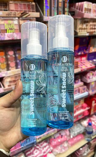 Body splash sweet snow lua e neve desodorante corporal colônia