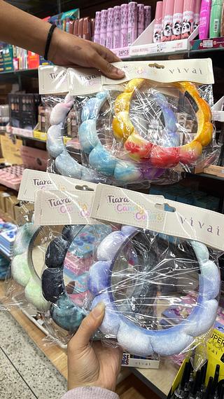 Tiara de nuvem para cabelo Vivai candys colors
