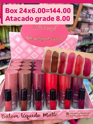 Batom líquido matte Bella angel