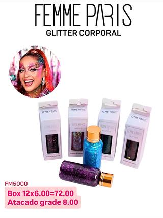 Glitter corporal femme raris