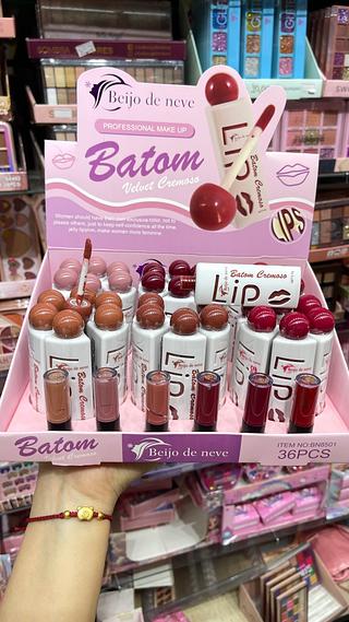 Batom velvet veludo cremoso BEIJO DE NEVE