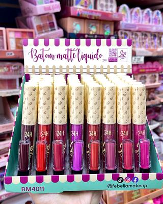 Batom matte líquido Febella 24h