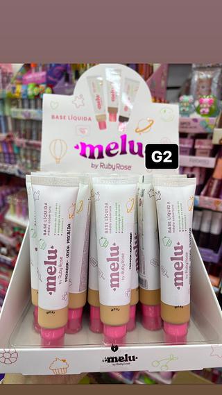 Base líquida média cobertura melu ruby rose MC51/MC52/MC53