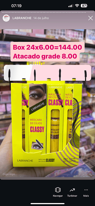 Rímel maçará de cílios classy labranche