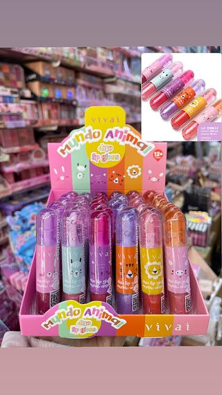 Lip gloss duo Vivai mundo animal