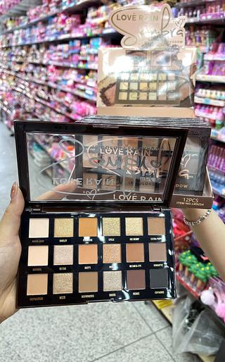 Paleta de sombras nudes love rain