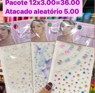 Tatuagem de adesivo glitter