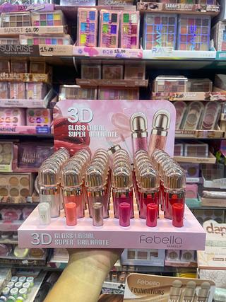Gloss labial super brilhante febella