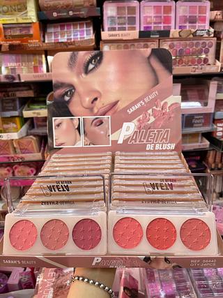 Paleta trio de blush Sarah’s Beauty