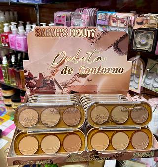 Paleta de contorno 3cor Sarah’s Beauty
