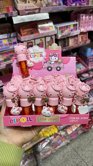 Lip oil hello Kitty pink grape